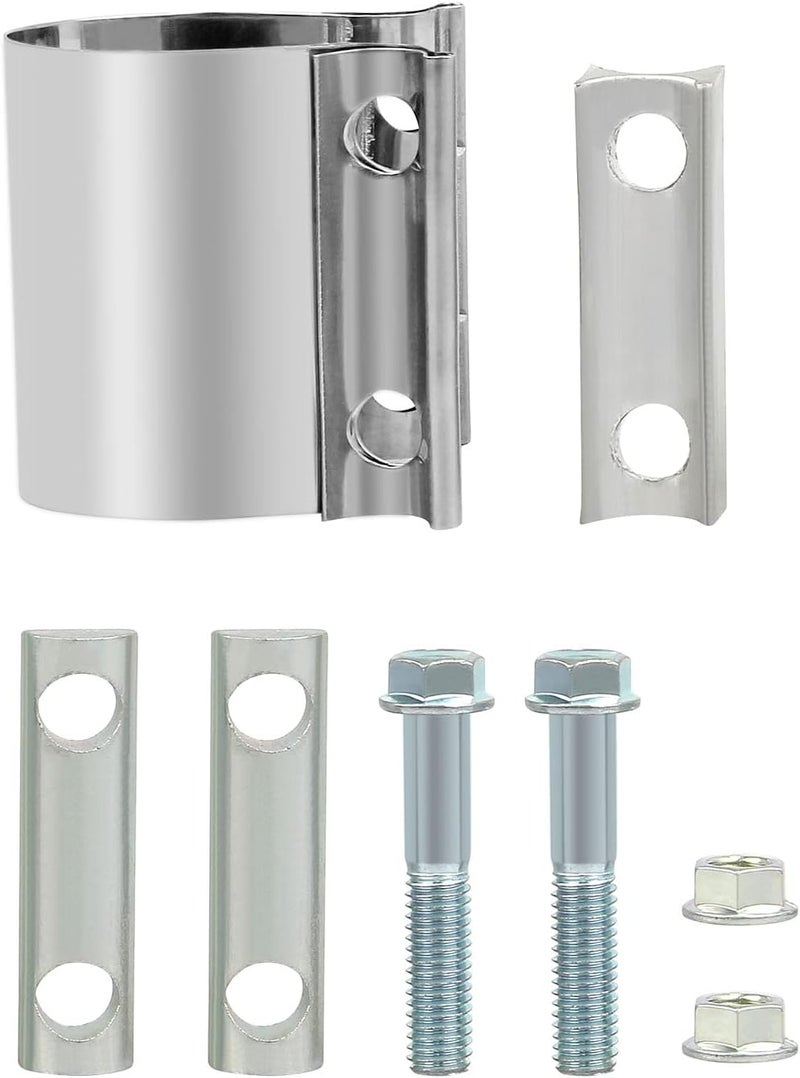 DOCAS 2.0 Inch 2" Butt Joint Exhaust Band Clamp Sleeve Stainless Steel 1 - Image 4